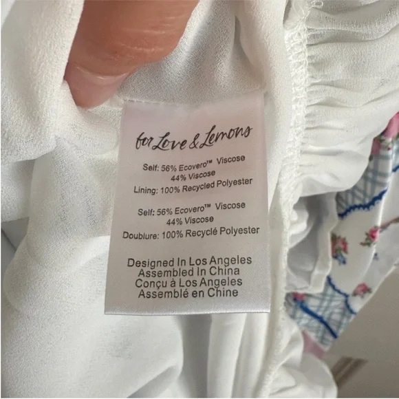 NWT for love and lemons Daisy Mae midi dress size large - Picture 7 of 9